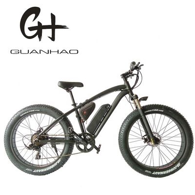 26 Zoll Hi-Ten Stahlrahmen 48V 500W 10.4AH Chinesisch Schnee Fett Reifen Mountain Electric Bike