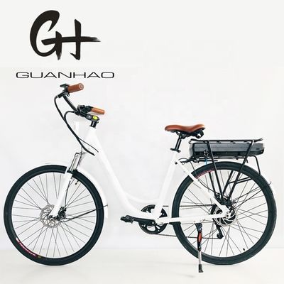 28 Zoll City Bike 36V250W Lithiumbatterie 14AH EN15194 EN15194 für Frauen Lady USA Europa