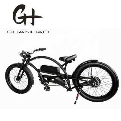 Elektrofahrrad 24&quot;x3.0 Reifen 1000W 17AH Hi-Ten Stahlrahmen 50KM/H Shimano Speed Cruiser