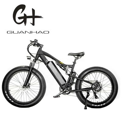 24 Zoll Fett 4,0 Reifen 48V 1000W 50KM/H Vollfederung 21AH Elektro Mountainbike E-Bikes