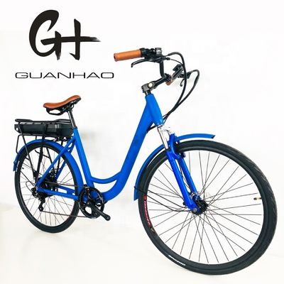 US-amerikanischer Markt Elektro-Stadtrad 27.5&quot; 500W 14AH 45KM/H Down Tube Batterie Position