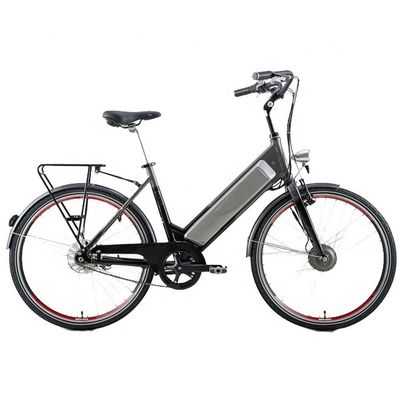 CE EN15194 zertifiziertes Aluminium-Step Thru 26&quot; Smart Sensor Elektro-Stadtfahrrad für Frauen