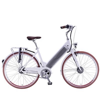 CE EN15194 zertifiziertes Aluminium-Step Thru 26&quot; Smart Sensor Elektro-Stadtfahrrad für Frauen
