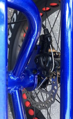 Bremse Tektro Disc Bremssatz 24 Zoll Fettreifen Erwachsener 3-Rad 48V1000W Elektro-Ladenträger