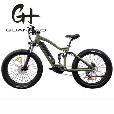 8 SPEED Gänge 26 Zoll 48V 17Ah Lithium Batterie Elektro Mountainbike mit 1000W Bafang Mittelmotor