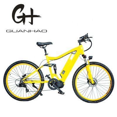 26&quot; 2,20 Elektro Mountainbike mit Aluminiumlegierungsrahmen Vollfederung und Bafang BBS02 G510 1000W Mid Drive
