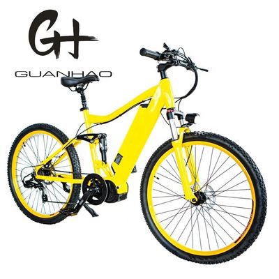 26&quot; 2,20 Elektro Mountainbike mit Aluminiumlegierungsrahmen Vollfederung und Bafang BBS02 G510 1000W Mid Drive