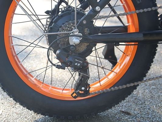 1000W 14AH Vollfederung 20&quot;x4.0 Fettreifen Großer Flachschnee Reifen Scheibenbremse Ebike