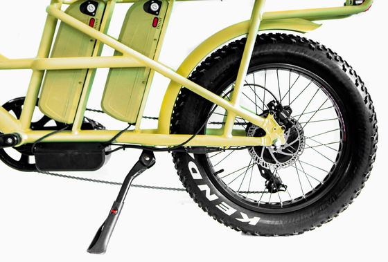 Aluminiumlegierungsrahmen 48V34AH 1000W Fat Tire Ebike mit doppelten Batterien und zwei Körben