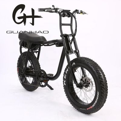 Stylische 20&quot; 48V 500W Bürstenlose Hinterrad 4.0 Fettreifen Elektro City Chopper Bike