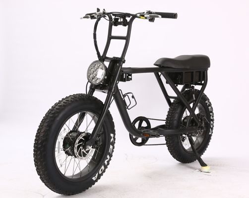 Stylische 20&quot; 48V 500W Bürstenlose Hinterrad 4.0 Fettreifen Elektro City Chopper Bike