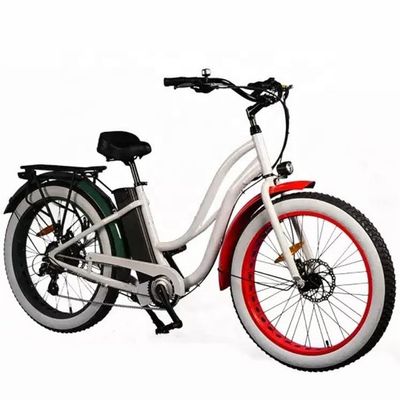 26&quot; Frauenrahmen 17AH Lithiumbatterie 1000W Elektrische Ladung 48V Elektro-Stadtfahrrad