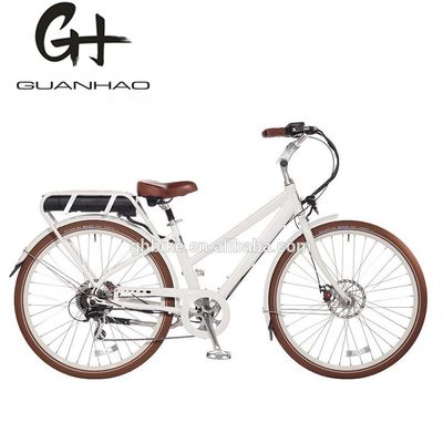 Hergestellt 28 Zoll City Ebike Stil Elektrofahrrad mit Aluminiumbatterie
