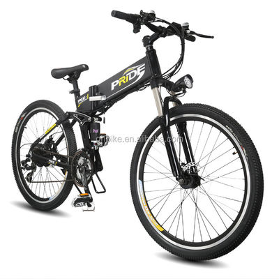Grüner Stromrahmen 26 Zoll 350 Watt 36 V Klappfahrrad Elektrofahrrad Kohlenstoffstahlrahmen