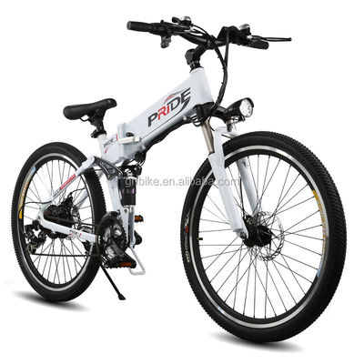 Grüner Stromrahmen 26 Zoll 350 Watt 36 V Klappfahrrad Elektrofahrrad Kohlenstoffstahlrahmen