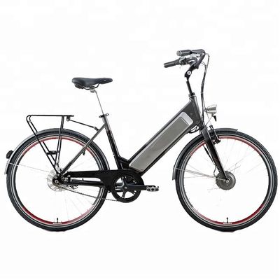 Einzelgeschwindigkeit 200-250W Grünes Stadt-Elektrofahrrad für den europäischen Markt 26 Zoll A2B in Grün