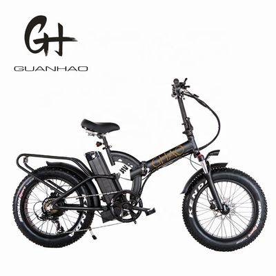 48V 14Ah Lithiumbatterie Samsung 7 Geschwindigkeit 750W 20&quot; 4.0 Voll-Aufhängungsrahmen Klapp-E-Bike