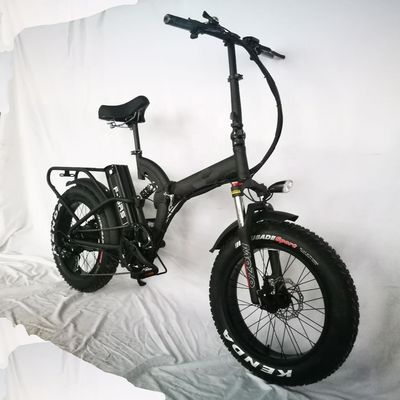 48V 14Ah Lithiumbatterie Samsung 7 Geschwindigkeit 750W 20&quot; 4.0 Voll-Aufhängungsrahmen Klapp-E-Bike