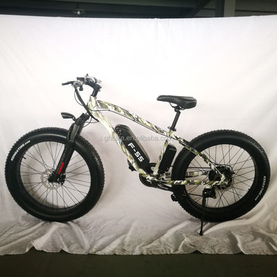 26 Zoll 750 Watt Tarnung Armee Farbe Schnee Elektro Fahrrad 48 V KEIN Klappfahrzeug