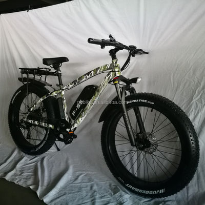 26 Zoll 750 Watt Tarnung Armee Farbe Schnee Elektro Fahrrad 48 V KEIN Klappfahrzeug