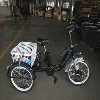 Unkompliziert durch die Stadt fahren mit unserem 350 Watt-Drei-Rad-Elektrobike für ältere Fahrer