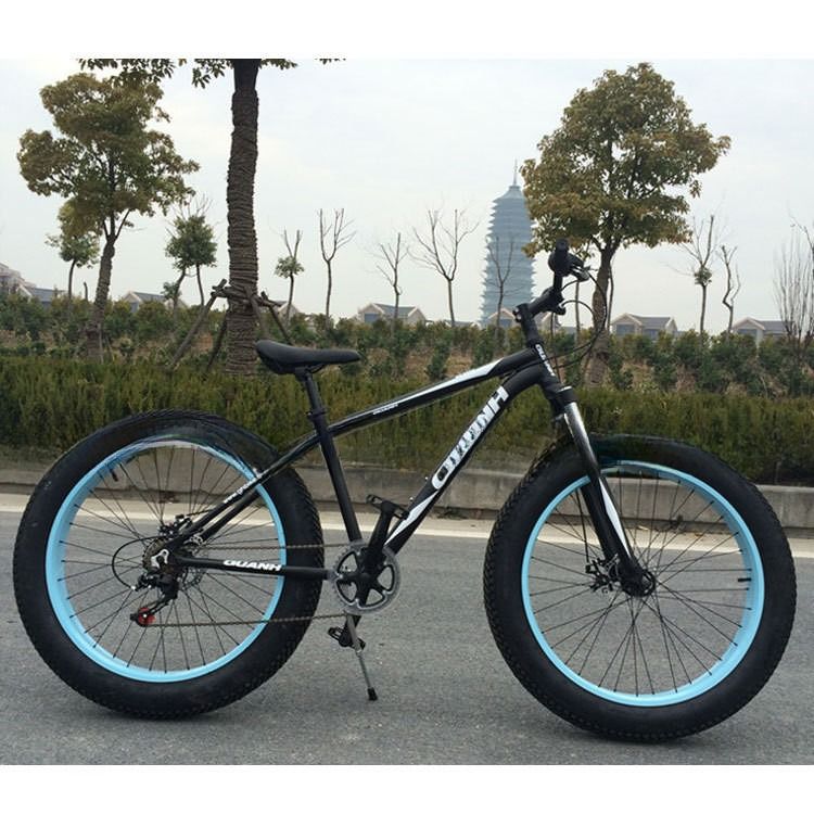 26&quot; 4,0 Aluminiumlegierungsrahmen 7 Geschwindigkeiten Großer Reifen Fettreifen Schneefahrrad mit Aluminium Hub