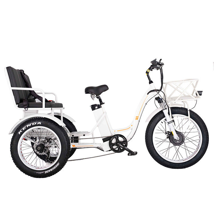 750 Watt Vorderräder Elektro-Rikscha-Trike mit Lithium-Batterie 21AH und 7 Geschwindigkeitsgetriebe