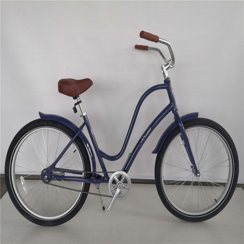 Coaster Brake 26 Zoll Single Speed Hybrid Unisex Beach Cruiser Bike mit 26 * 2,35 Reifen
