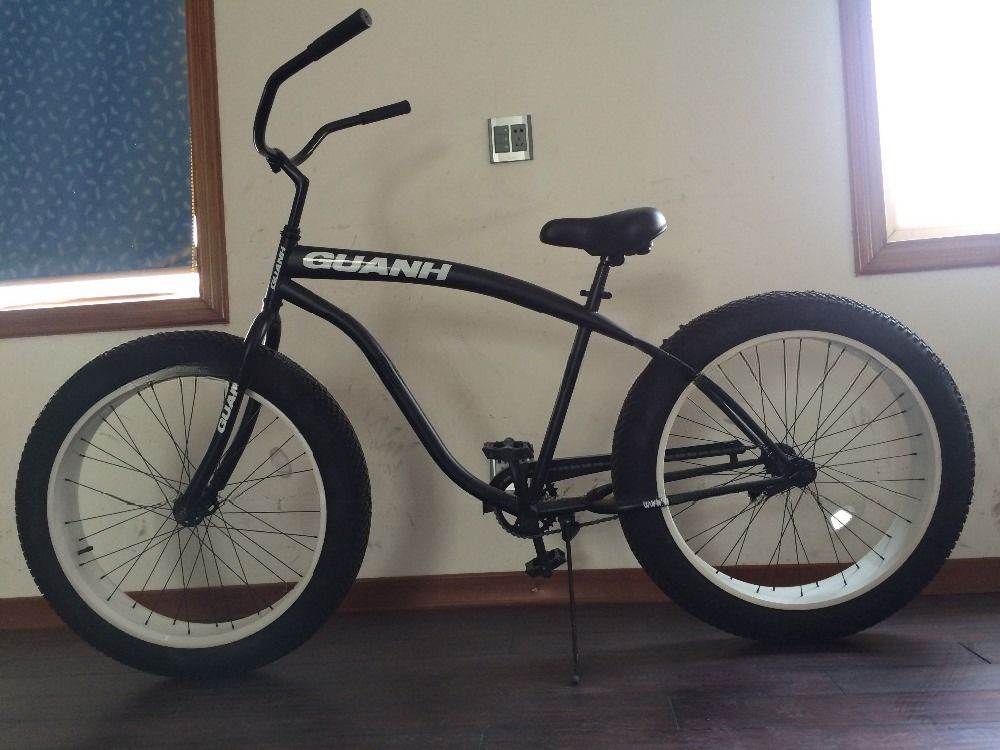 Beach Cruiser Style Fat Tire Bike mit 26*4.0 Reifen und Stahlgabelmaterial