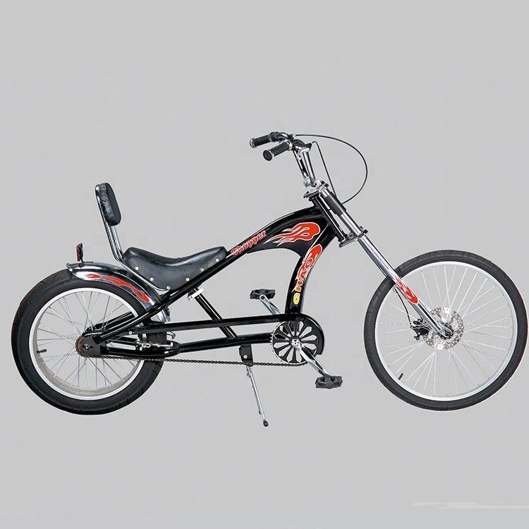 Bruttogewicht 38 kg 24 Zoll Hubschrauberrad mit Eingeschwindigkeitsgetriebe und langem Rahmen