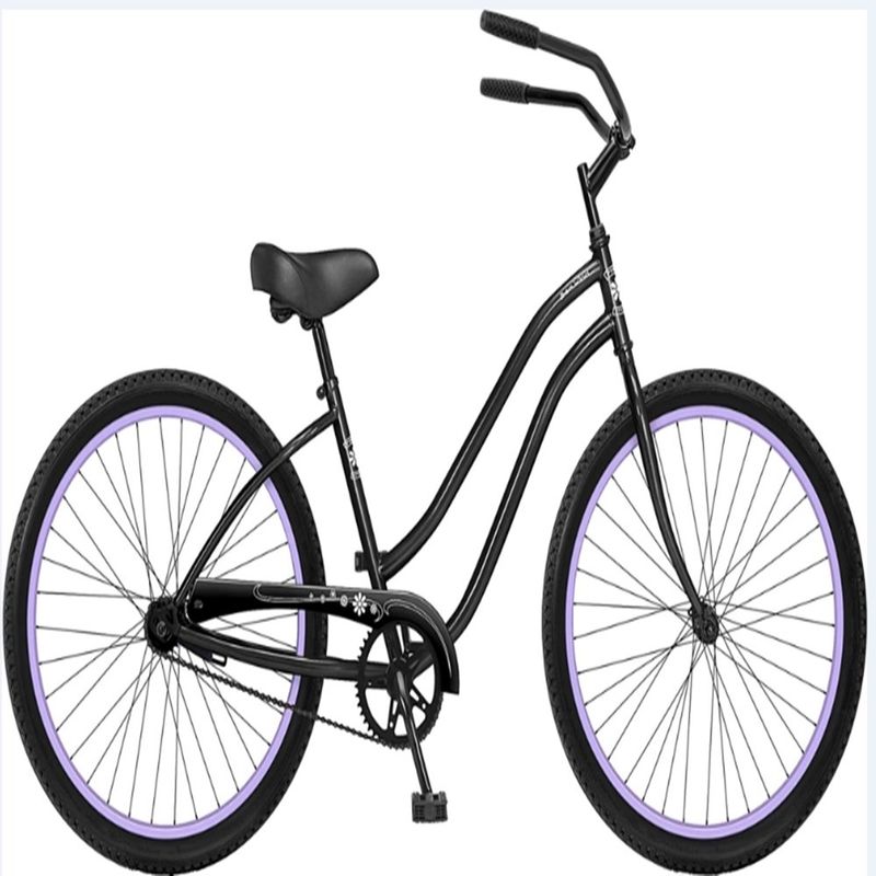 KMC-Kette Schwarze Farbe Urban Lady Single Speed Frauen Beach Cruiser Bike für gemütliche Fahrten