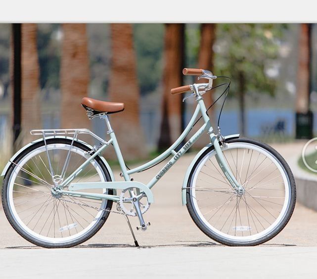 Vintage City Bike mit 3 Drehzahlgetrieben und Aluminiumlegierung V Bremse Bruttogewicht 16 kg