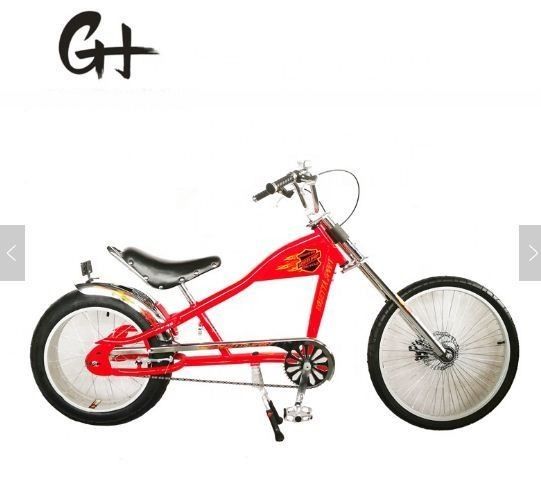 Fork Material Aluminium G24&quot;-20&quot; Single Speed OEM/ODM Hergestellt in Großer Erwachsener CE Chopper Bike