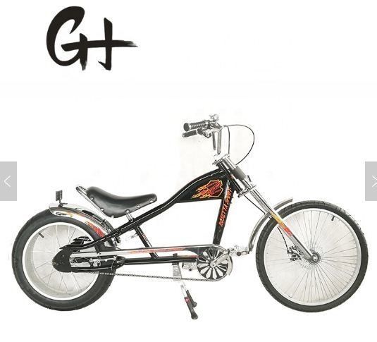 Großes CE-Chopper-Fahrrad für Erwachsene 24&quot;-20&quot; Einzelgeschwindigkeit OEM/ODM mit Aluminiumrand und Gabel
