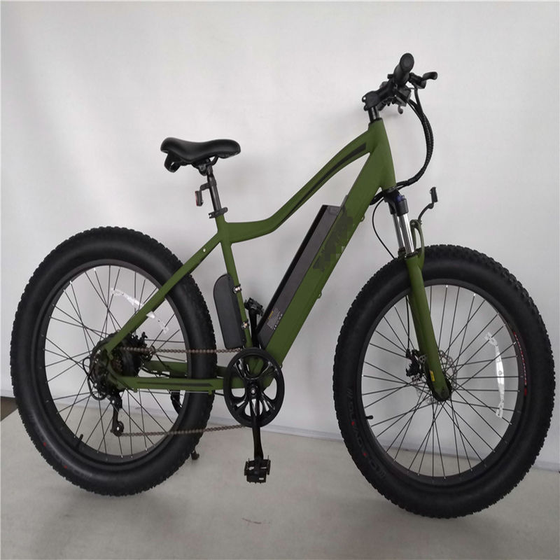 16.7 Ah Batteriekapazität Elektro-Bergrad für Erwachsene 26 Zoll Fettreifen Ebike