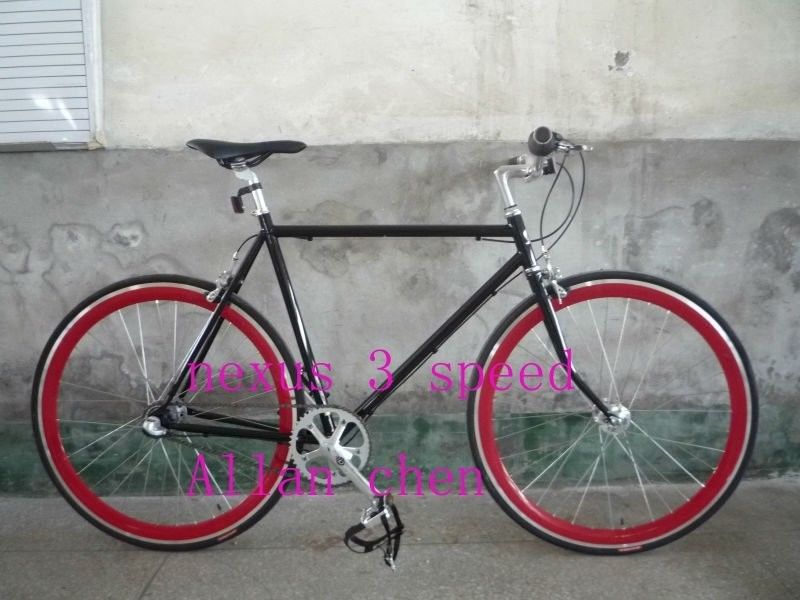 10 kg Einzelgeschwindigkeit Flip-Flop Hub Vintage Fahrrad Strecke Fahrrad 700C Festgetriebe Lugged Gabel