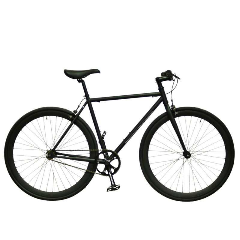 Quando Hub Schwarze Farbe Anpassung 700x28C Stahlrahmen Vintage Fixie Festgetriebe Fahrrad
