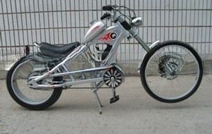 23 kg Gewicht 24 Zoll Gas Motor Chopper Bike für Erwachsene 48cc Motor und CE-Zertifizierung