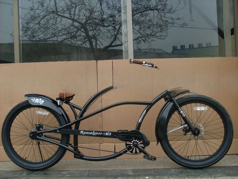 US-Markt beliebtes 24&quot; Chopper Bike mit glänzendem Gewicht von 19kg und Stahlrahmenmaterial