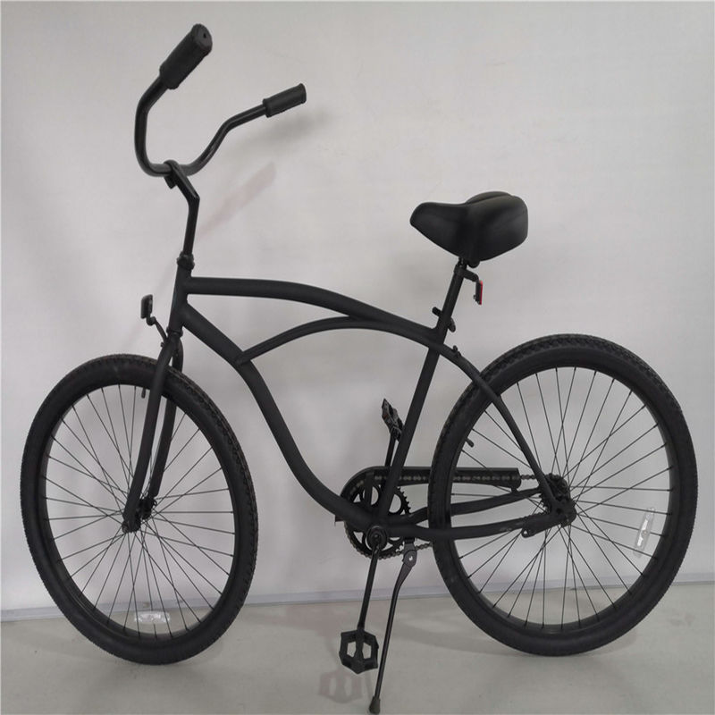 Aluminium-Glasfelge Einfachgeschwindigkeit Männer Erwachsene Beach Cruiser Fahrrad 26 Zoll Vermietung bereit