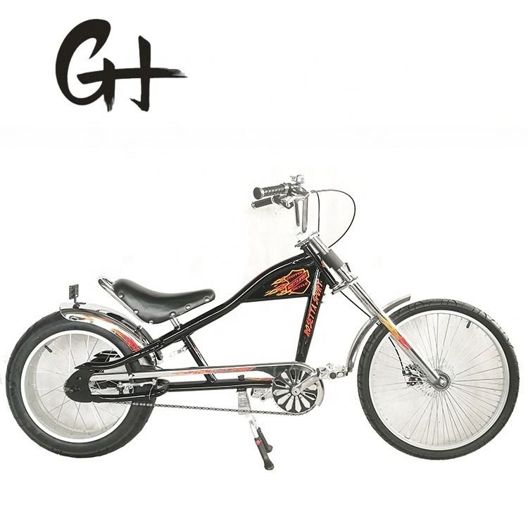 CE OEM Erwachsenen Chopper Stil Fahrrad mit 24-20 &quot;Einzelgeschwindigkeit und Hi-Ten Stahlrahmen
