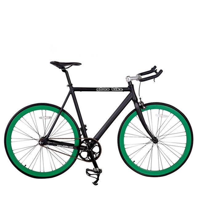 USA CE Track Fixie Fahrrad 700C Aluminiumrahmen OEM Einzelgeschwindigkeit mit Aluminiumlegierung Stamm