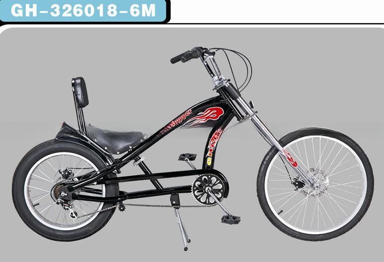 Fat Tire Fahrrad 20-24 Chopper Bike Fahrrad mit 23KGS Aluminiumlegierung Felg Material