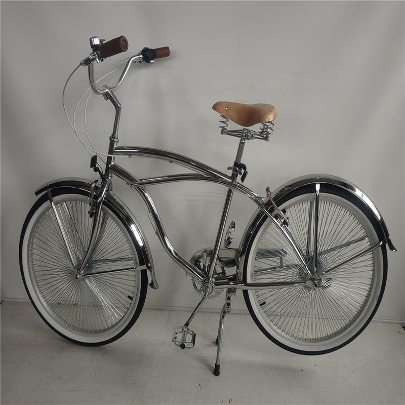 26 Zoll Aluminium-Rahmen-Männer Erwachsene Beach Cruiser Bike mit 7 Geschwindigkeiten Shimano Derailleur