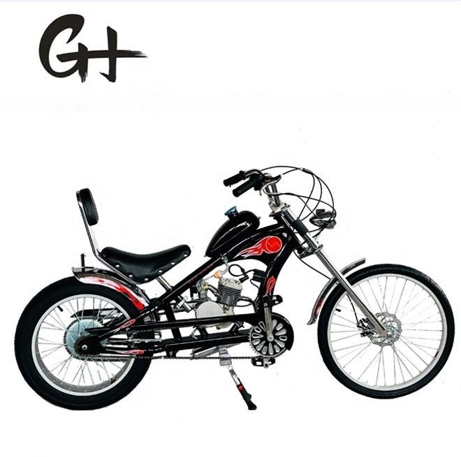 80cc Zwei-Takt-Gas-Kit Motorrad Hubschrauber Fahrrad Max. Geschwindigkeit 40km/h für Erwachsene Fahrer