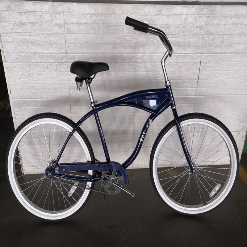 Große Logo Erwachsene 26 Zoll Single Speed Beach Cruiser Fahrrad mit Front Carrier Option