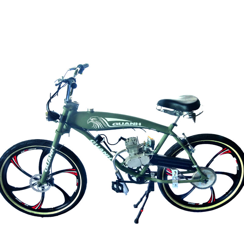80CC Gasrad Motorisiertes Fahrrad Hubschrauber Gabel 40-60km/h Max. Geschwindigkeit 2-Takt oder 4-Takt