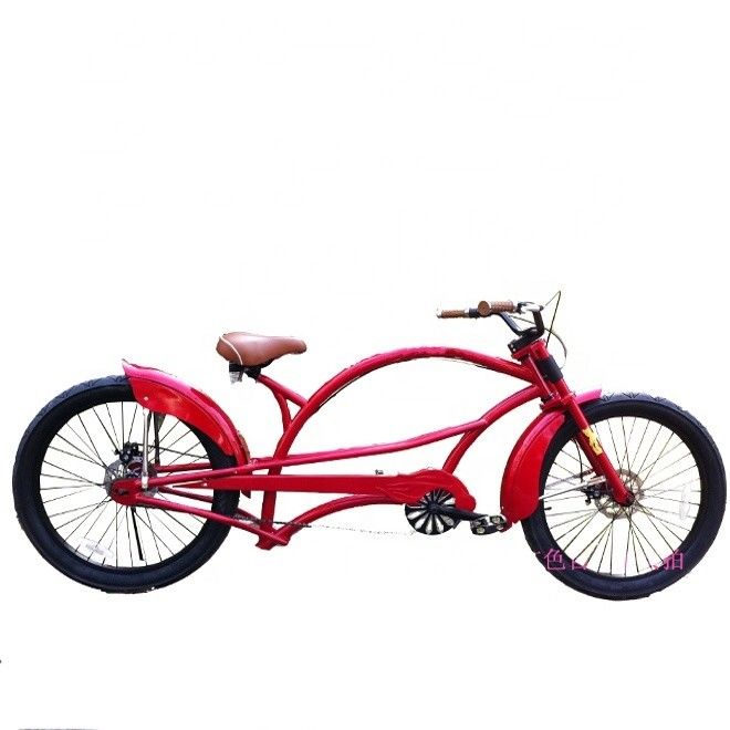 Aluminiumfelge 24&quot;x3.0 CE amerikanische lange Hi-Ten Stahlrahmen Chopper Beach Cruiser Fahrrad
