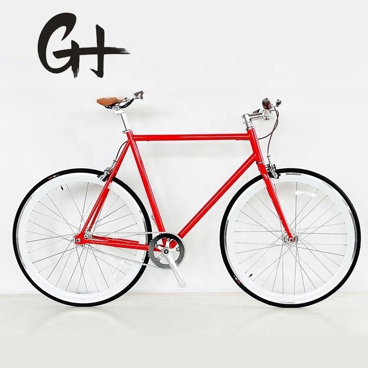 CE-Zertifiziert 700C 4130 CR-MO Stahlrahmen Fahrrad mit Festgetriebe mit Klemmbremssystem