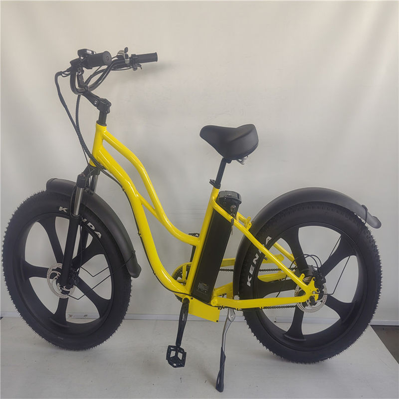 26 Zoll Bafang Motor 750W 48V 5 Spitzen Schritt durch große Reifen Fettreifen Elektrobike